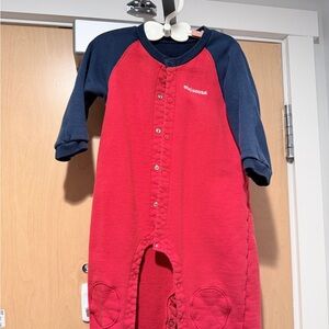Mikihouse Toddler Coveralls 90cm/2T - Red